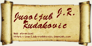 Jugoljub Rudaković vizit kartica